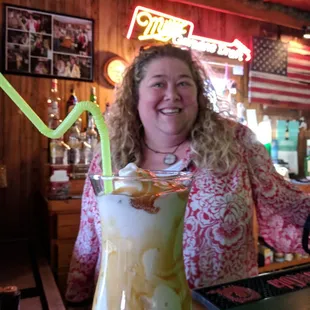 Wonderful Pam who gives everybody a great big hug!