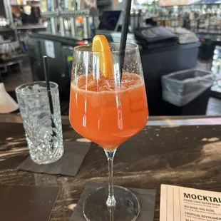 Orange spritz! Delicious.