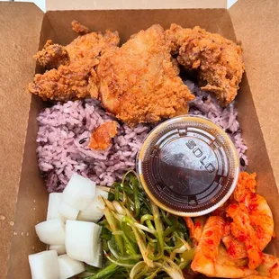 Plum Garlic Fried Chicken