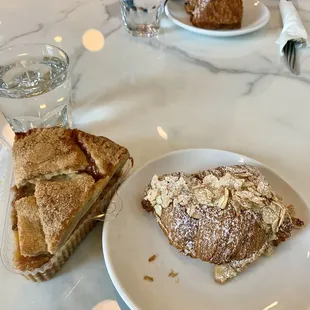 Peach Pie &amp; Almond Croissant