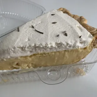 Lemon Lavender Pie