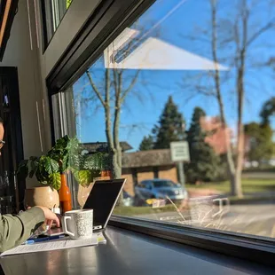 Study high bar next to the entrance