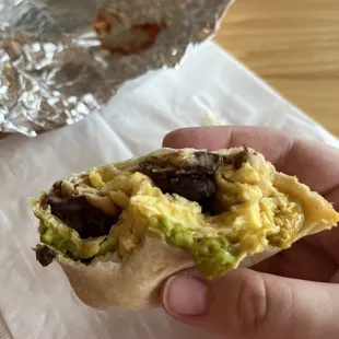 Huevos Rancheros Burrito