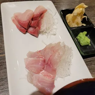 three different types of sushi