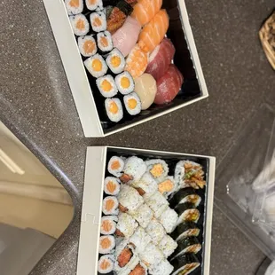 sushi and sashimi