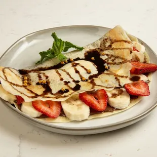 Strawberry Bananacrepes