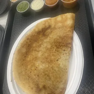 Spicy masala dosa