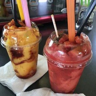 So refreshing... mango and watermelon