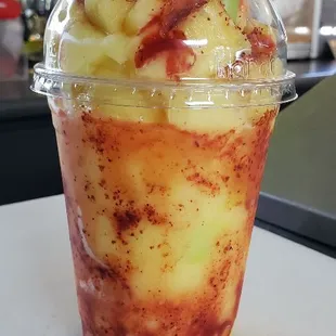 Chiqui-piña .. pineapple, Chile,limon,chamoy salt