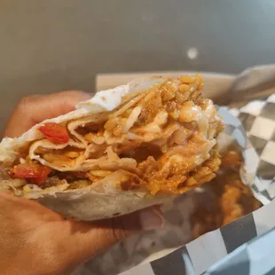 Jorrito wrap -  I already took a bite