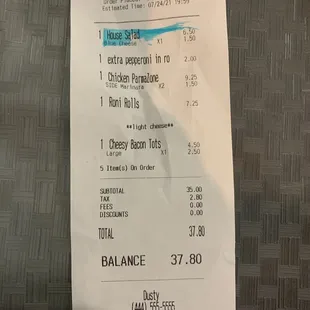 Receipt