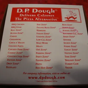 The Box that comes with my order, and they circle the name of that order School Zone Jan 20th 2012