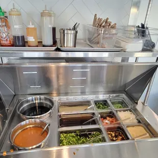 Sauce station. 6/26/2023