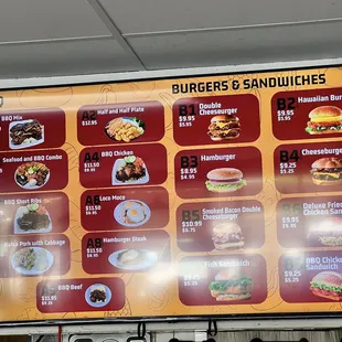ramen and noodles, menu