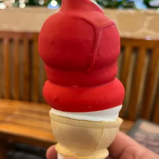 Cherry dip cone