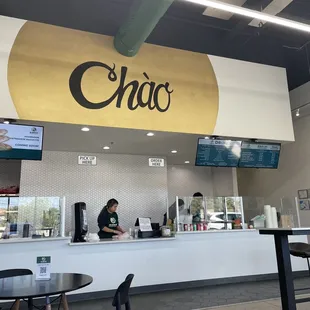 the interior of a restaurant