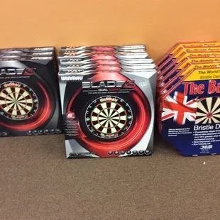 High quality dart boards.
