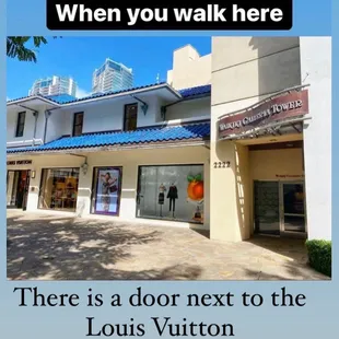 When you walk here