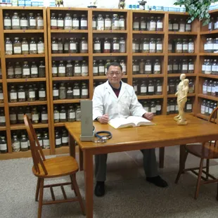 Herb Room and Dr. Zhao