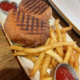 DFG Cuban sandwich with fries