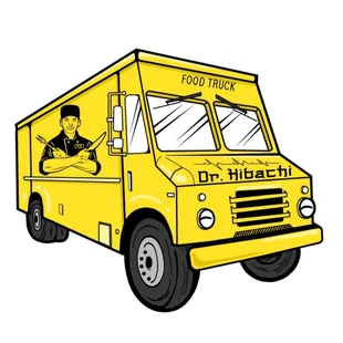 a man driving a food truck