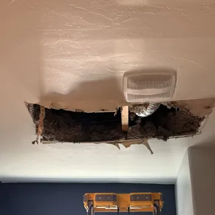 Initial ceiling failure