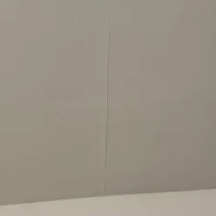Ceiling crack in living room