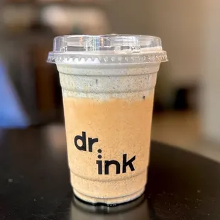 My new favorite drink--Black Sesame Latte!!