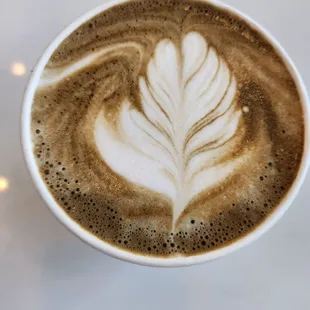 The art of hojicha latte with oatly oatmilk $6.75 7/22/23