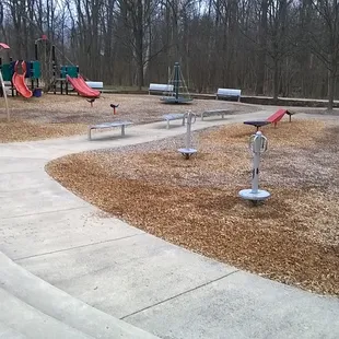 more equipment on the NW side