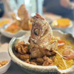 a plate of food