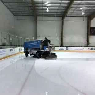 Zamboni in action