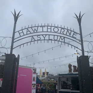 Entrance then go left.