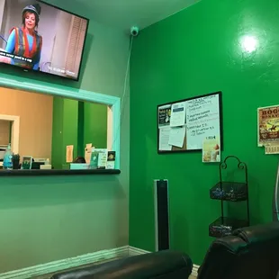 Snacks in the waiting room...