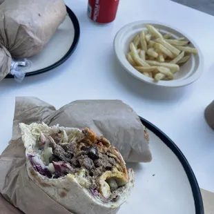 Beef Shawarma made of GOLD they fried it properly with some pure sparkling water from the kingdom of Jerusalem... not so good anyways