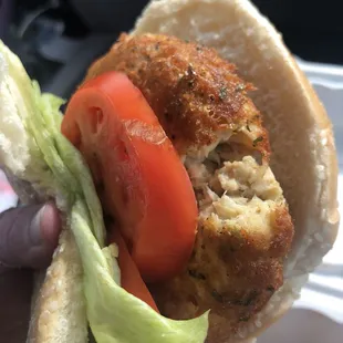 Crab Cake Sandwich