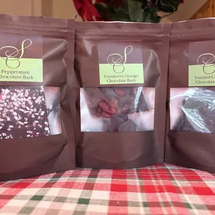 Options purchased during our visit - all great but I did have favorites!