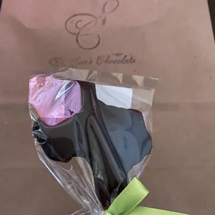 Texas shaped chocolate