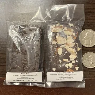 Sampler chocolate bars $2.50/ounce
