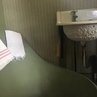 Bathtub and sink