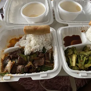 Mongolian Beef Lunch Special Spicy Broccoli in Spicy Garlic Sauce Lunch Special