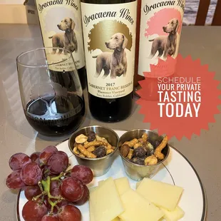 all tastings are private. Only you and the winemaker!