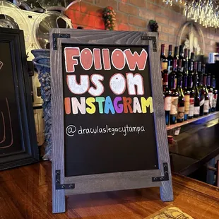 follow us on instagram sign