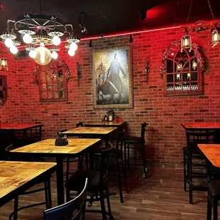 the interior of a restaurant