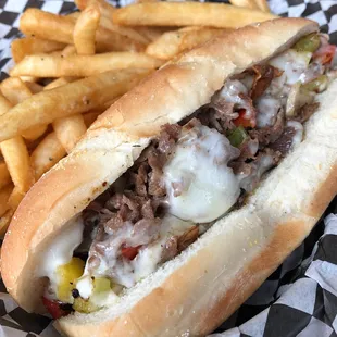 Philly Cheese Steak Sandwich