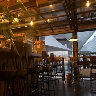 inside of a restaurant