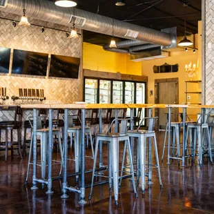 the bar and seating
