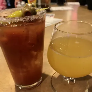 Bloody Mary &amp; Orange Mimosa