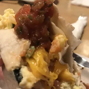 Burrito Bite with Salsa