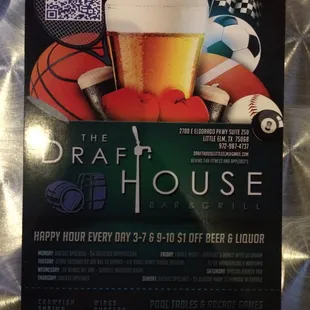 Specials, happy hour, events. Good to know!